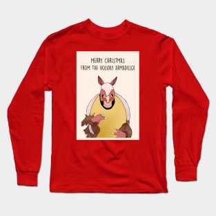 MERRY CHRISTMAS ARMADILLO Long Sleeve T-Shirt